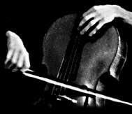 Hands playing cello